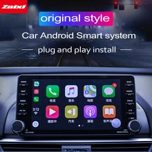 ZaiXi Android gps для Honda Accord HD сенсорный экран мультимедийный плеер Радио Стерео навигационная карта стиль