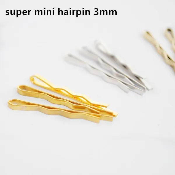 

16pcs/set doll accessories BJD doll hairpin ornaments DIY super mini blyth doll hairpin wave clip 3.5cm