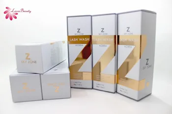 

Free Shipping 5 bottles/lot Kore Eyelash Extensions Foam sky zone Lash Wash Eyelash Cleaner Shampoo With Brush 50g/bottle