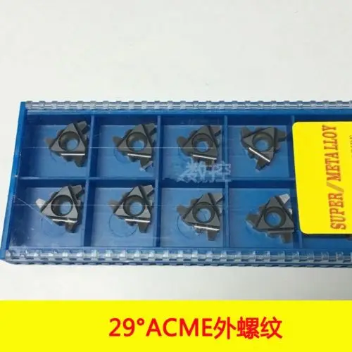 10* 16ER 10ACME Carbide Insert 29° U.S ACME Trapezoidal thread CNC