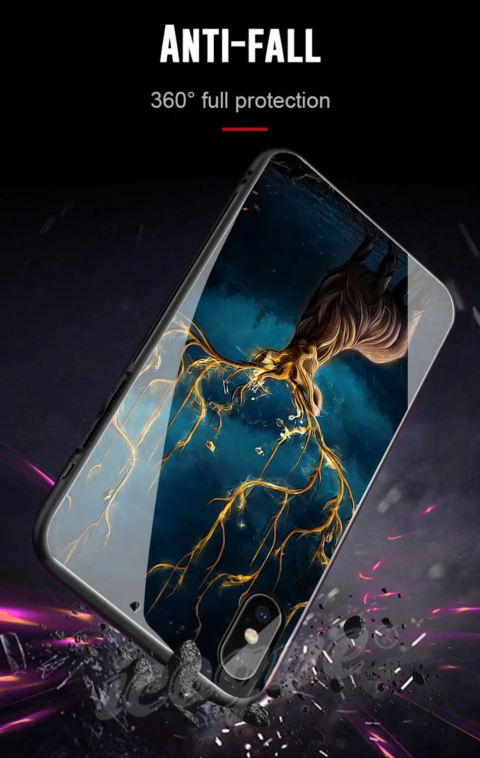 Animal Case for iPhone X 8 Plus Luxury iphonex Coque Glass Phone Cases for iPhone 8 Plus X 7 6s 6 Plus Case Silicone Cute Cover (11)