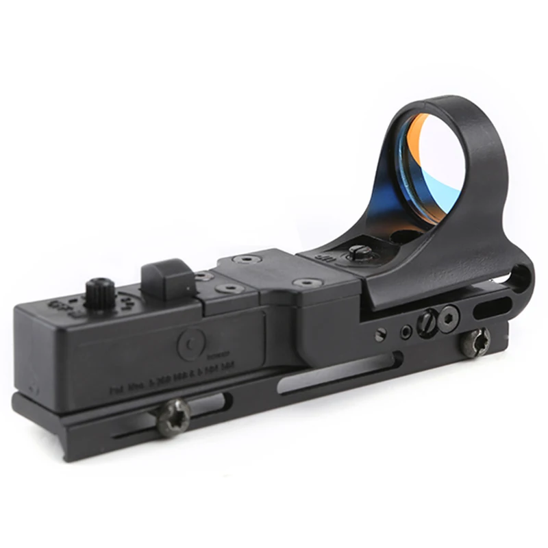 Тактический прицел с красной точкой EX 182 SeeMore Railway Reflex Sight C-MORE с красной и зеленой подсветкой для страйкбола