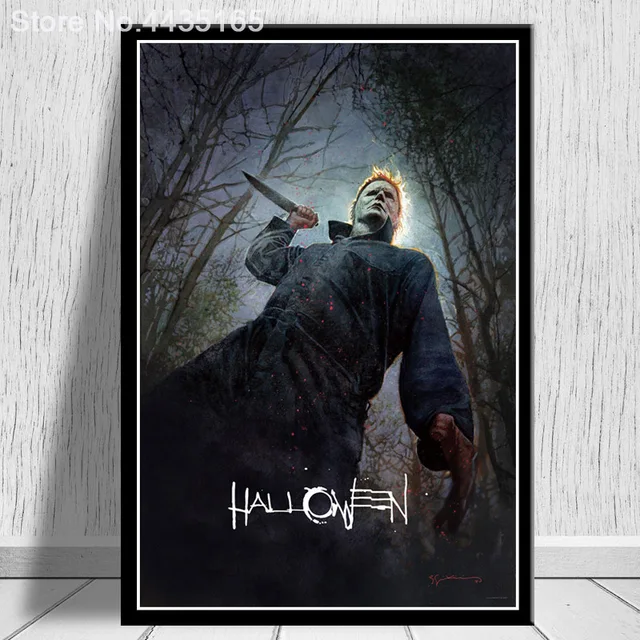 Halloween Christmas gifts Horror Movie Poster Michael Myers Classic
