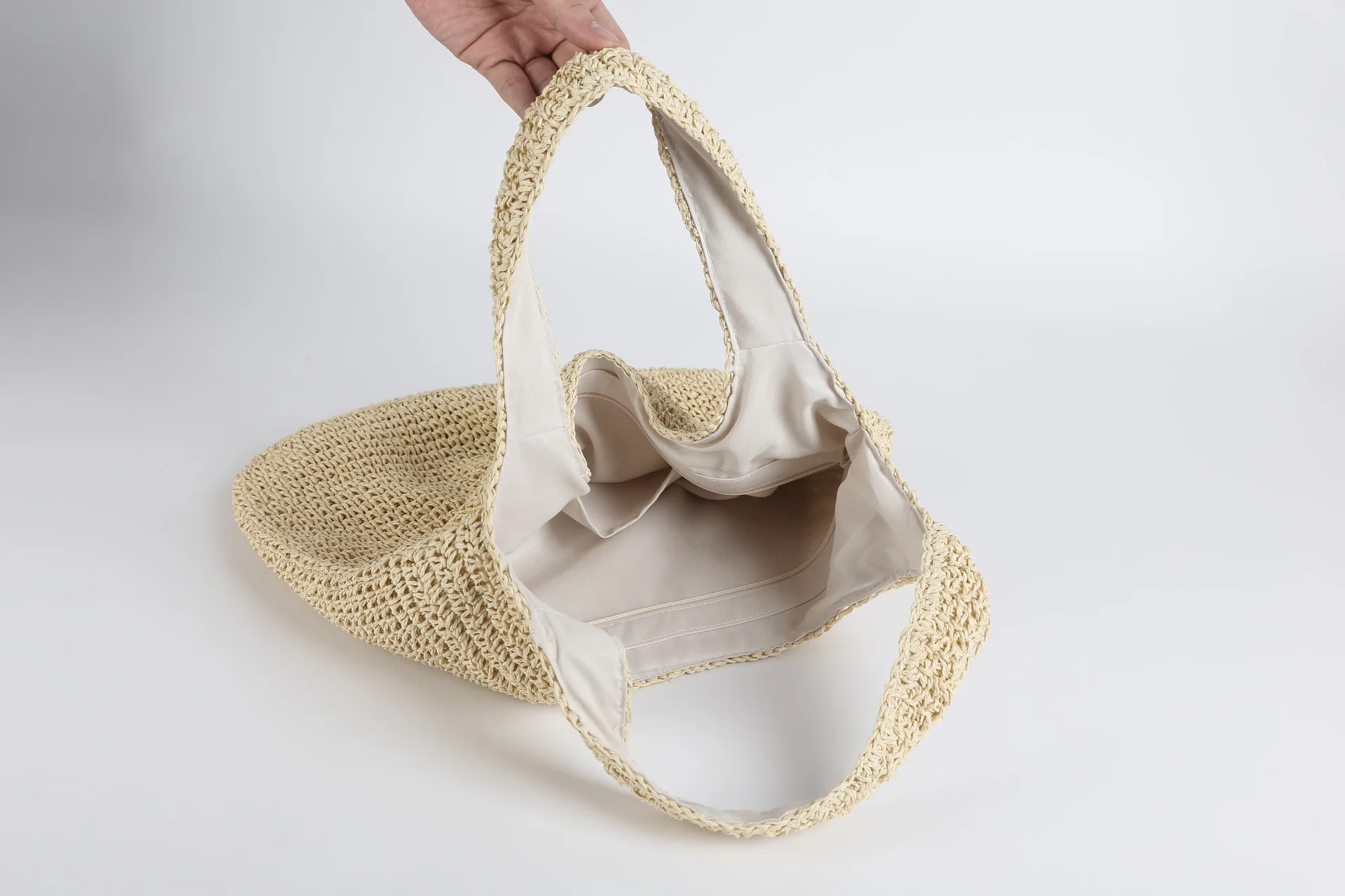 Sac crochet seau boheme