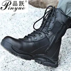 2019 новая модель черный армейские ботинки мужские военные ботинки Уличная обувь пехота Тактические Сапоги армейские ботинки