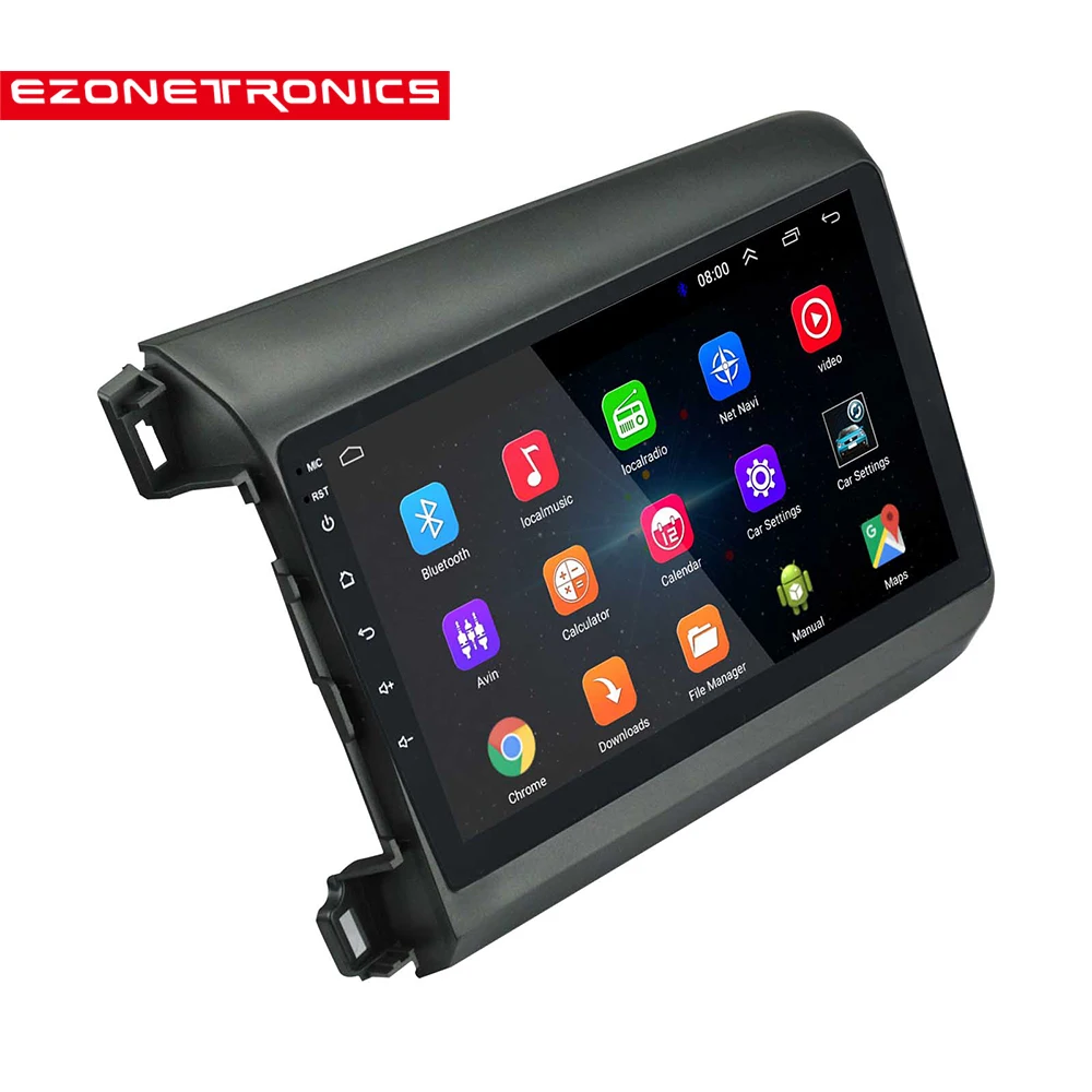 Автомагнитола 2DIN Android 8 1 9 дюймов GPS DDR3 + 16 ГБ для Honda Civic 2012 13|Мультимедиаплеер авто| |