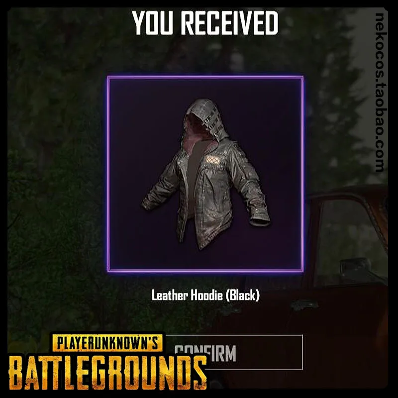  [STOCK]2018 Game PUBG Playerunknown's Battlegrounds Leather Uniform Cosplay Costume Leather Uniform
