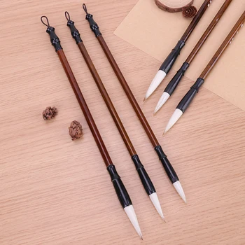 

3 Pcs/Set Top Quality Chinese Calligraphy Brushes Pen for Woolen and Weasel Hair Writing Brush Fit For Student School