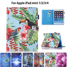Модный чехол с принтом для Apple Ipad Mini 1 2 3 4, умный чехол, чехол для планшета, милый мультяшный силиконовый чехол-подставка из искусственной кожи