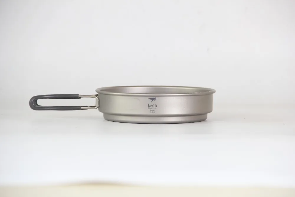 Keith kp6016 nuevo Titanium pot camping Utensilios de cocina titanio Utensilios de cocina 600 ml + 950 ml 191G ti6016