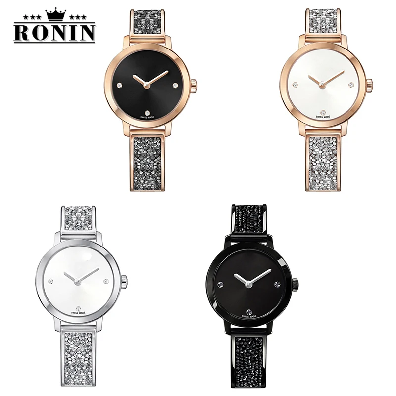 

RONIN Original Copy Of High Quality 1:1 Exquisite Crystal Watches Multi-Color LOGO Free Shipping Manufacturers Wholesale