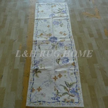 10 К 2.5x" Кружево бегунов, новозеландской шерсти rugs Потрясающие цветы