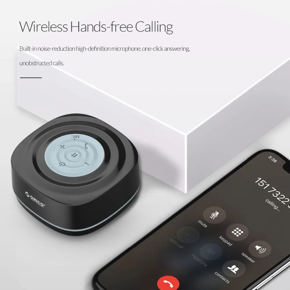 ORICO Мини Портативный Bluetooth беспроводной динамик Hifi стерео Бас водонепроницаемый