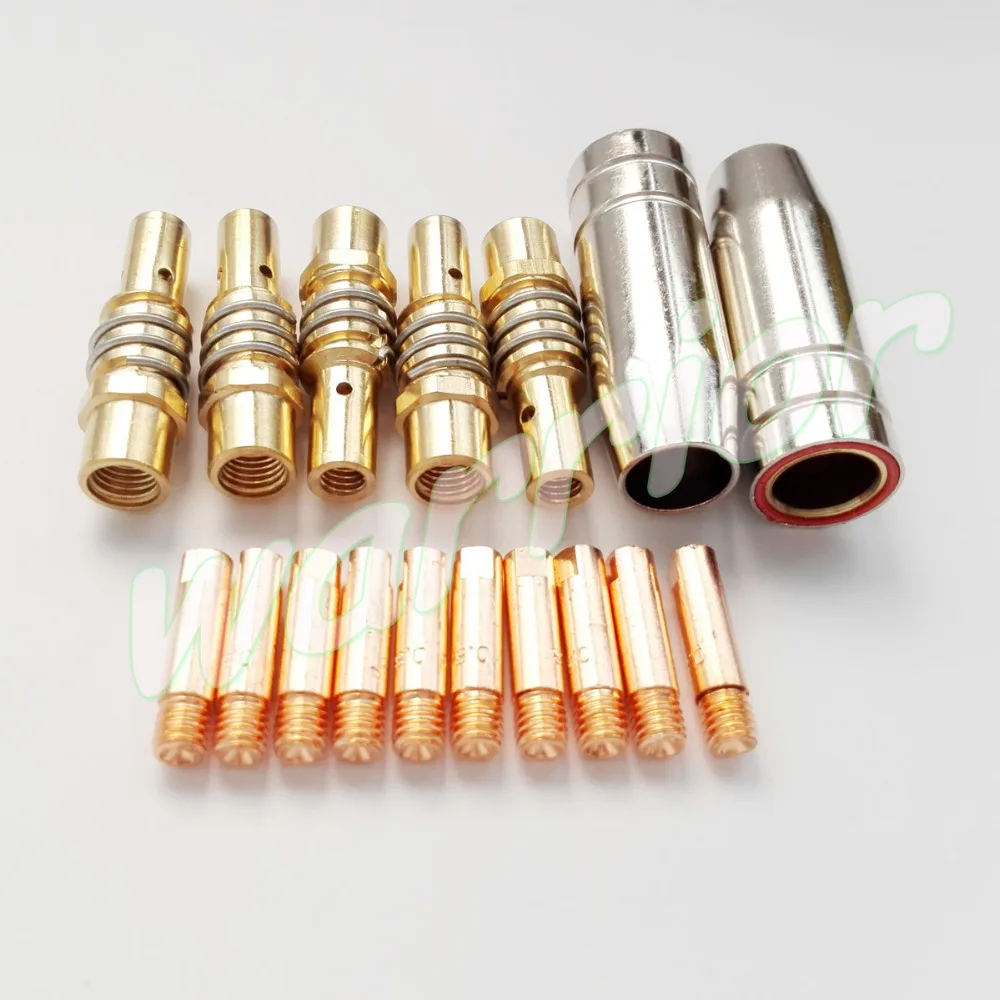 набор комплектующих mig-15 / 2 наконечника, 3 сопла, 1 спираль, 1 диффузор. 8. 12059 сопло горелки d. 6088. наконечник миг сопло.