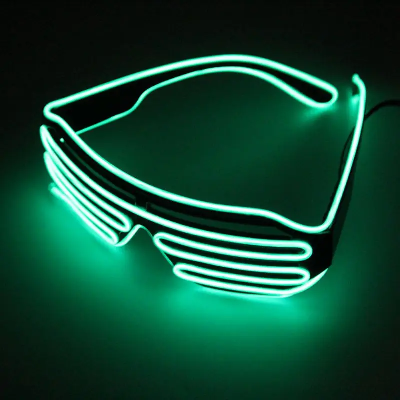 

Novelty LED Glasses Light Up Shades Flashing Luminous Rave Night Christmas Activities Wedding Birthday Party Decoration 7 Colors
