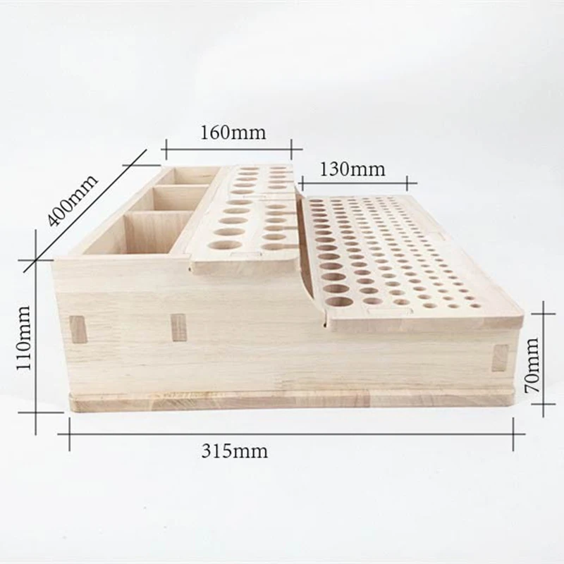 Резиновый деревянный интегрированный материал дерево Кожа DIY инструмент/Деревообрабатывающий DIY ящик для хранения инструментов