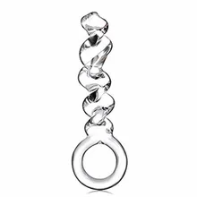 Pyrex glass dildo fake penis crystal anal beads butt plug prostate massager g-spot female masturbation Sex toys for women men