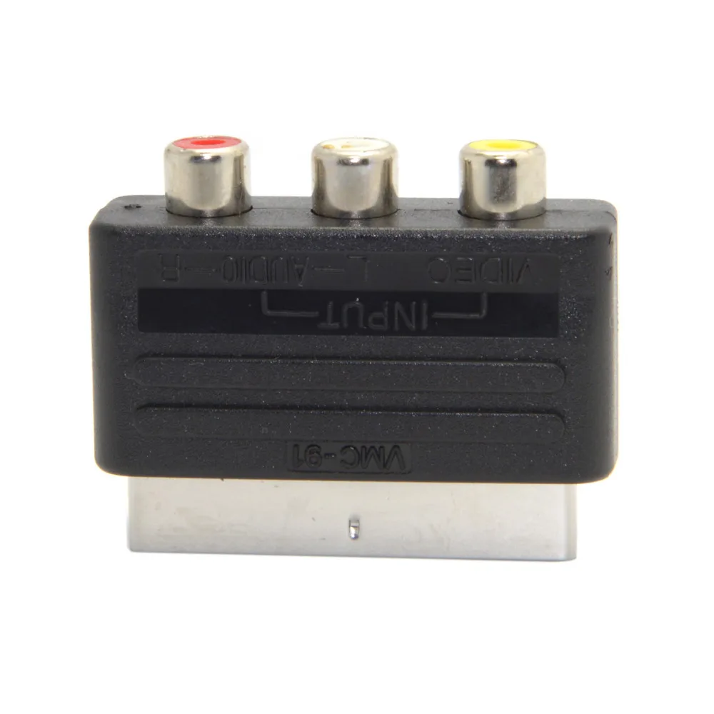 

RGB Scart to 3 RCA S-Video Adapter Composite RCA SVHS S-Video AV TV Audio For Video DVD Recorder TV Television Projector