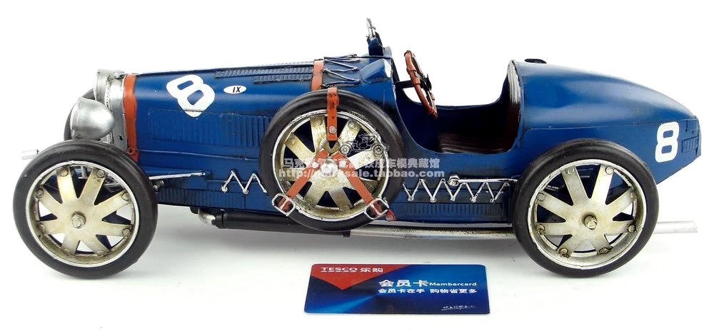 В 1924 году винтажная Классическая машина bugatti Type 35 Оловянная пластина Bugatti 35|cars