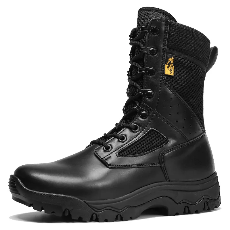 

Summer Ultra Light Tactical Training Military Combat Boots Outdoor Hiking Camping Hunt High Top Non-slip Breathable Army Shoes