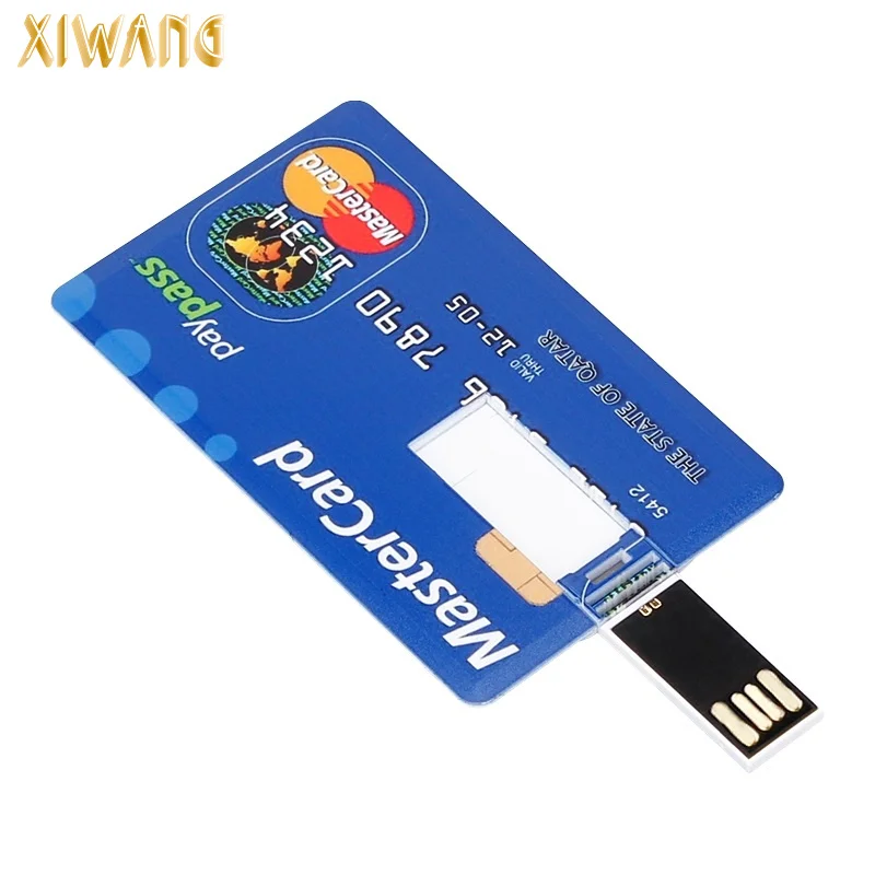 Usb флэш 4 ГБ 8 ГБ 16 ГБ 32 ГБ 64 ГБ 128 ГБ usb палка банк Кредитная карта USB флэш-накопитель супер тонкий Флешка Оптовая Продажа Бесплатный