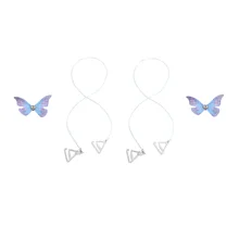 Высокий эластичный прозрачный бюстгальтер бретелька для нижнего белья регулируемые невидимые прозрачные бретельки(Фиолетовый 1,8 см