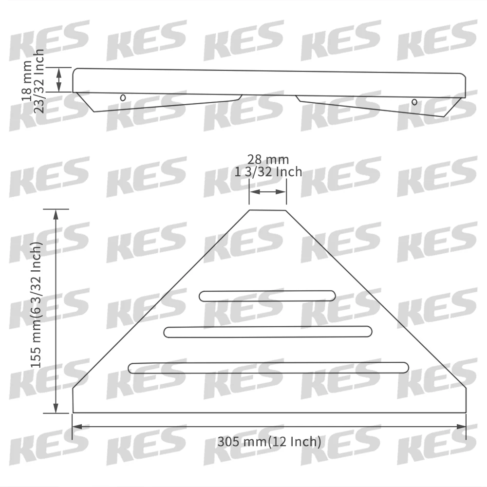 KES угловая полка для душа треугольная ванная комната душевая корзина RUSTPROOF матовый SUS 304 нержавеющая сталь, BSC216S23A-2