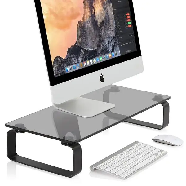 Fitueyes Desktop Computer Riser Monitor Stand Laptop TV Office Desk Organizer