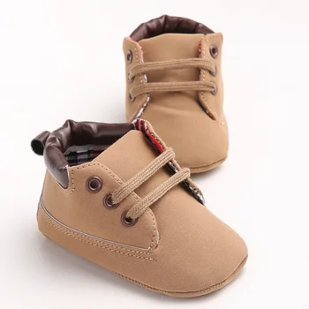 

Warm Baby Boy Shoes Cotton Winter Leather Toddler Baby First Walker Shoes