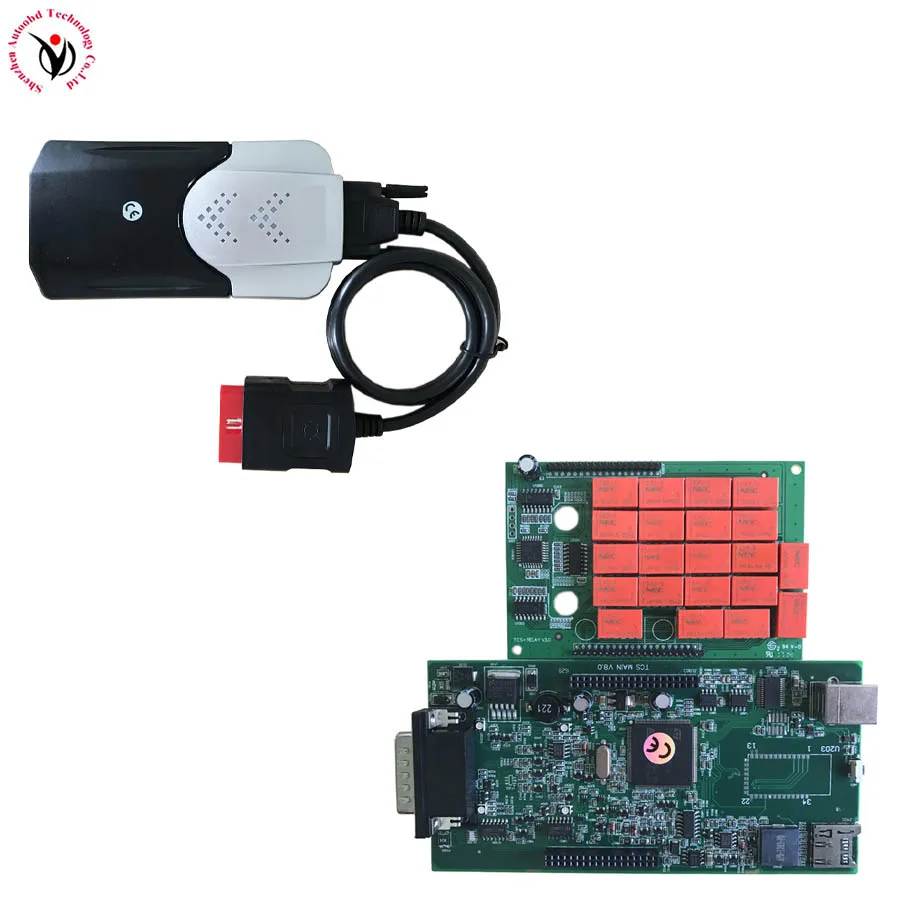 2 шт. DHL Express R3 VD TCS CDP с Bluetooth диагностический с двумя ЧИПАМИ PCB Поддержка многоязычной работы на автомобилях грузовых автомобилей