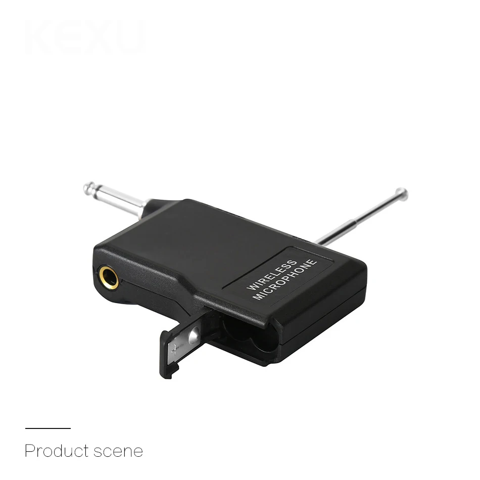ميكروفون المهنية مكبر صوت لا سلكي ذو تردد فوق العالي نظام Lavalier طية صدر السترة الميكروفون استقبال + الارسال ل كاميرا مسجل ميكروفون