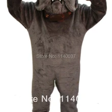 Талисман Серый маскарадный костюм бульдог Взрослый размер костюм маскота «бульдог» te костюм маскота вечерние карнавальные праздничные маскарадные костюмы