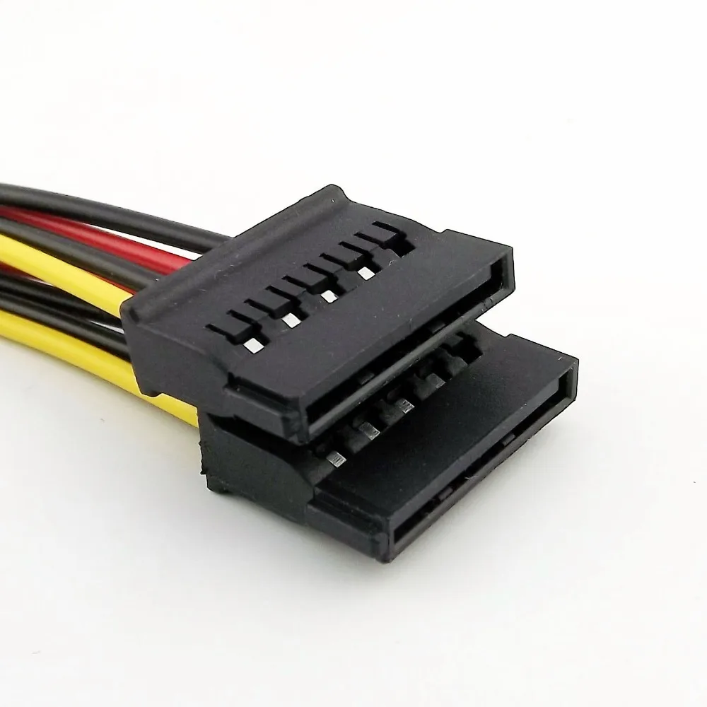 5x IDE Molex 4 контактный штекер двойной SATA 15 Женский адаптер питания|Компьютерные