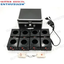 BD08 8 каналов перезаряжаемый приемник Двойной пульт дистанционного управления фонтан база пожарная машина для свадьбы