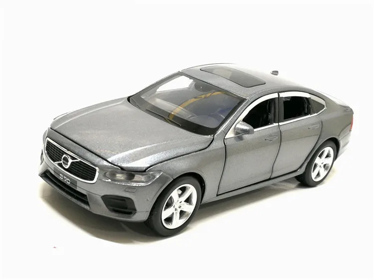 1/32 Volvo S90 T5 литая под давлением Модель автомобиля игрушки с светильник для детей Коллекция подарков для мальчиков