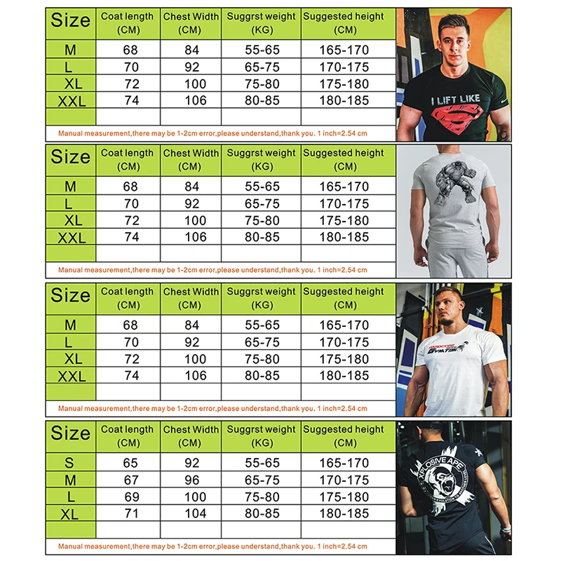 2018 New Brand clothing Gyms Tight t-shirt mens fitness t-shirt homme Gyms t shirt men fitness crossfit Summer men t-shirt
