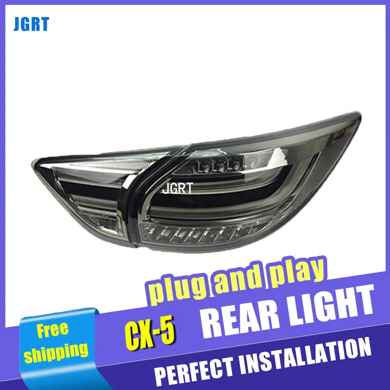 Skup Car Styling dla Mazda CX 5 Taillight montaż 2011 2017 CX5 doprowadziły ogon światło nowy CX 5 LED tylna lampa DRL + hamulec z zestaw HID 2 szt.