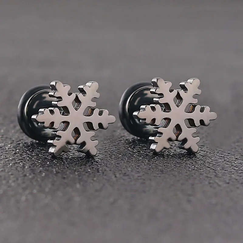 snowflake earrings