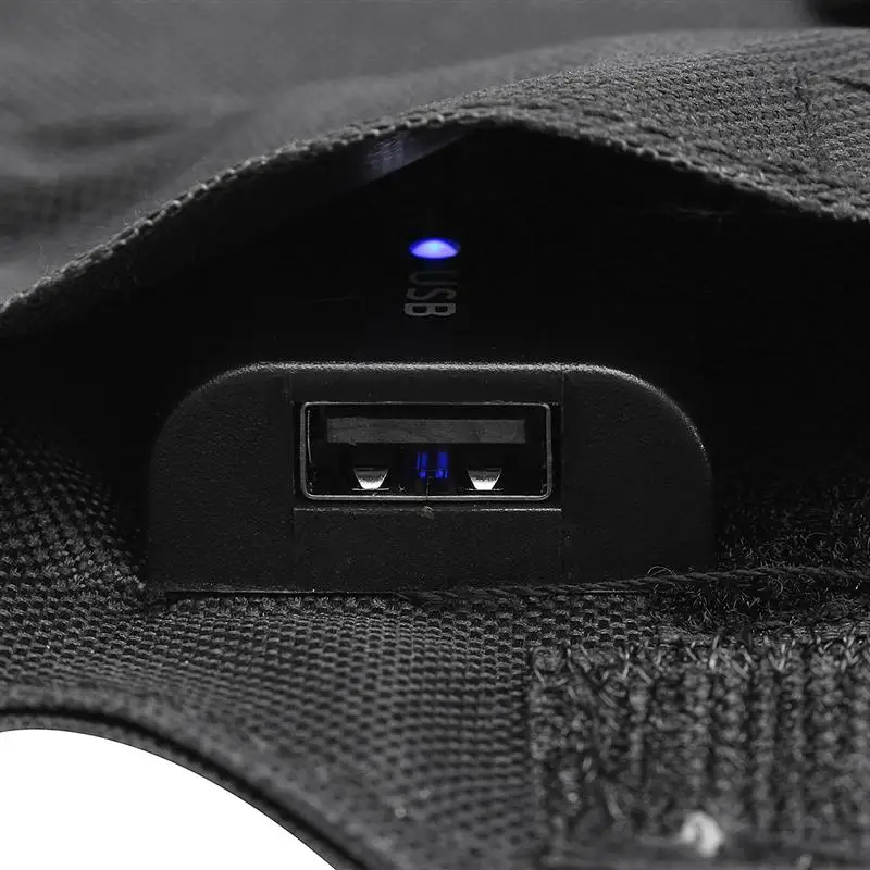 IPRee<ALIMT >&trade;</ALIMT> 5V 7W Portable Solar Panel Outdoor Travel Emergency Foldable Charger Power Bank With USB Port