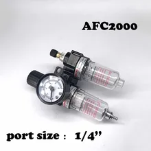 AFC2000 Free Shipping The oil-water separator filter compressor air treatment two pneumatic compressor air source treatment filter dryer af2000 02 oil and water filter