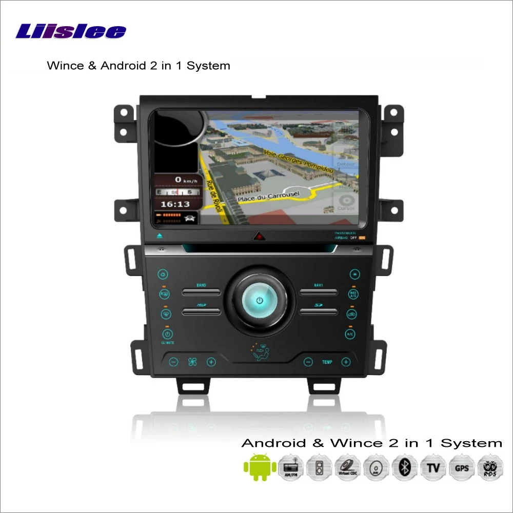 Best Car Android Multimedia For Ford Edge 2013~2014 Radio CD DVD Player GPS Navi Map Nav Navigation Audio Video Stereo S160 System 1