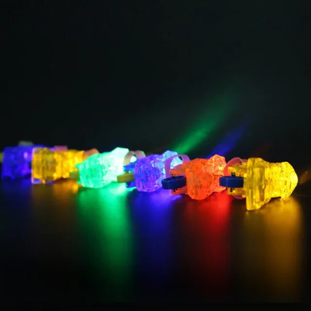 led glowing motorcycle shaped finger light flashing finger torch