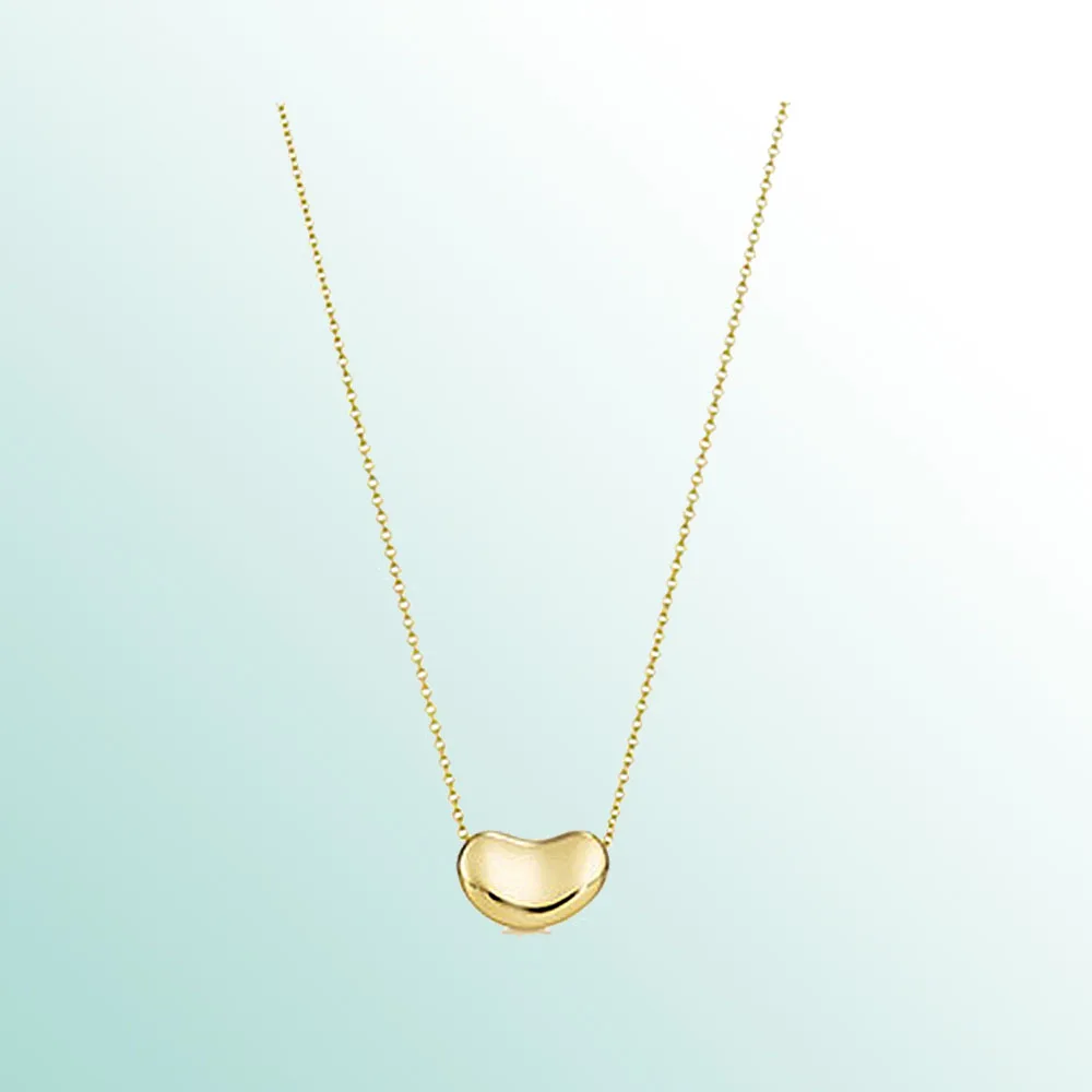 

Wintion tiff Love Gold necklace Original 100% 925 Sterling Silver Women Free Shipping Jewelry High-end Quality Gift