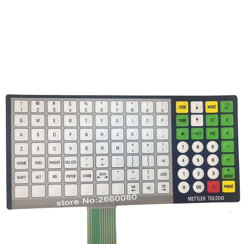 Key board for Mettler Toledo 3600 3680 3650 BCOM Barcode Electronic Scale 
