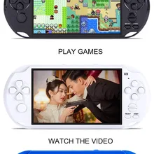 Встроенный 10000 игр, 8 ГБ 5,0 дюймов hd Ручные игры MP3 MP4 MP5 плеер Видео FM Камера Портативный игровой консоли