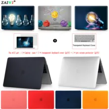 Новинка 2018 сумка для ноутбука чехол для MacBook Air Pro retina 11 12 13 15 для Mac Pro 13,3 15,4 дюймов с сенсорной панелью ID + крышка клавиатуры