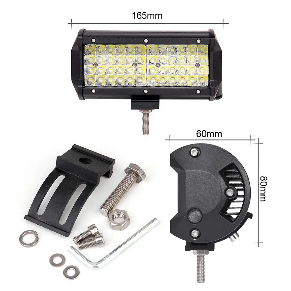 Oslamp 7 &quot4&quot 4 рядный светодиодный световой бар светодиодная балка для