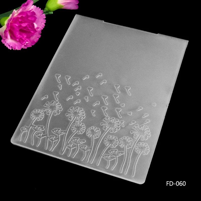 Scrapbooking material DIY tool Embossing Folder plastic embossing dies