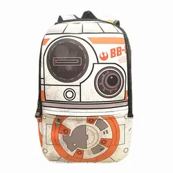 Star Wars BB-8 ноутбука Рюкзаки Mochila masculina Bagpack Для мужчин Дорожная сумка рюкзак Bolsa Школьные ранцы Рюкзак