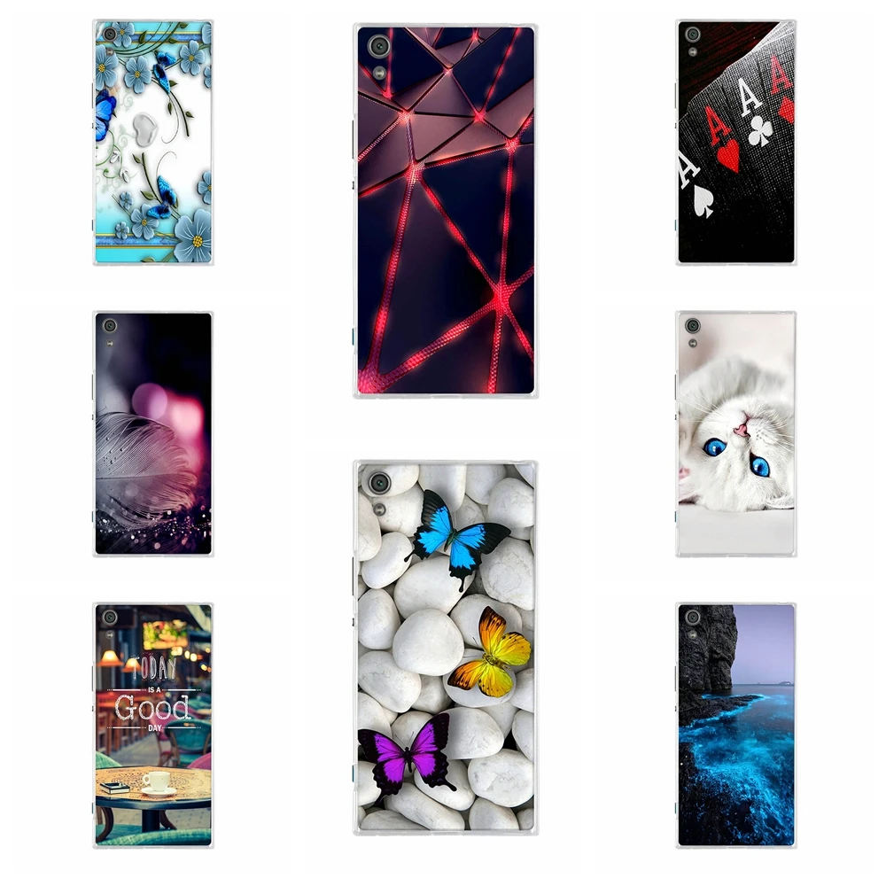 TPU Case For Sony Xperia XA1 Ultra Phone Capa Silicone Funda G3221 G3212 G3223 G3226 Pattern Cover 6.0&quot Coque | Мобильные